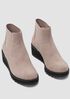 Chelsea Corduroy Wedge Bootie