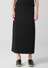 Stretch Jersey Knit A-Line Skirt