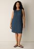 Bubble Jacquard Bateau Neck Dress