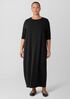 Stretch Jersey Knit Oval Dress