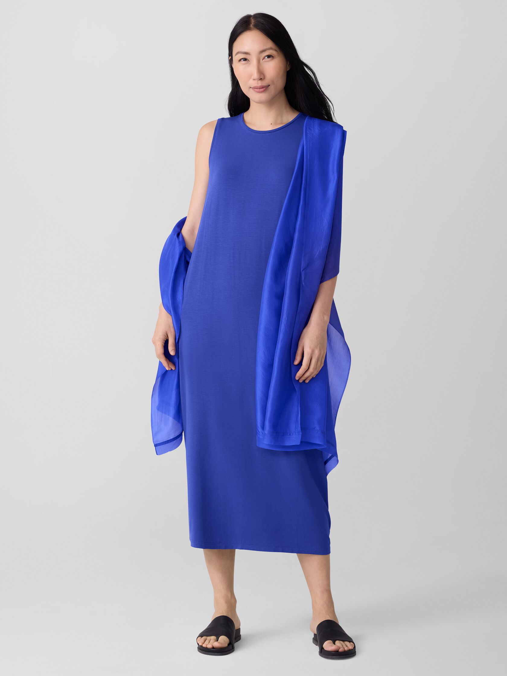 Washed Transitional Silk Parachute Scarf