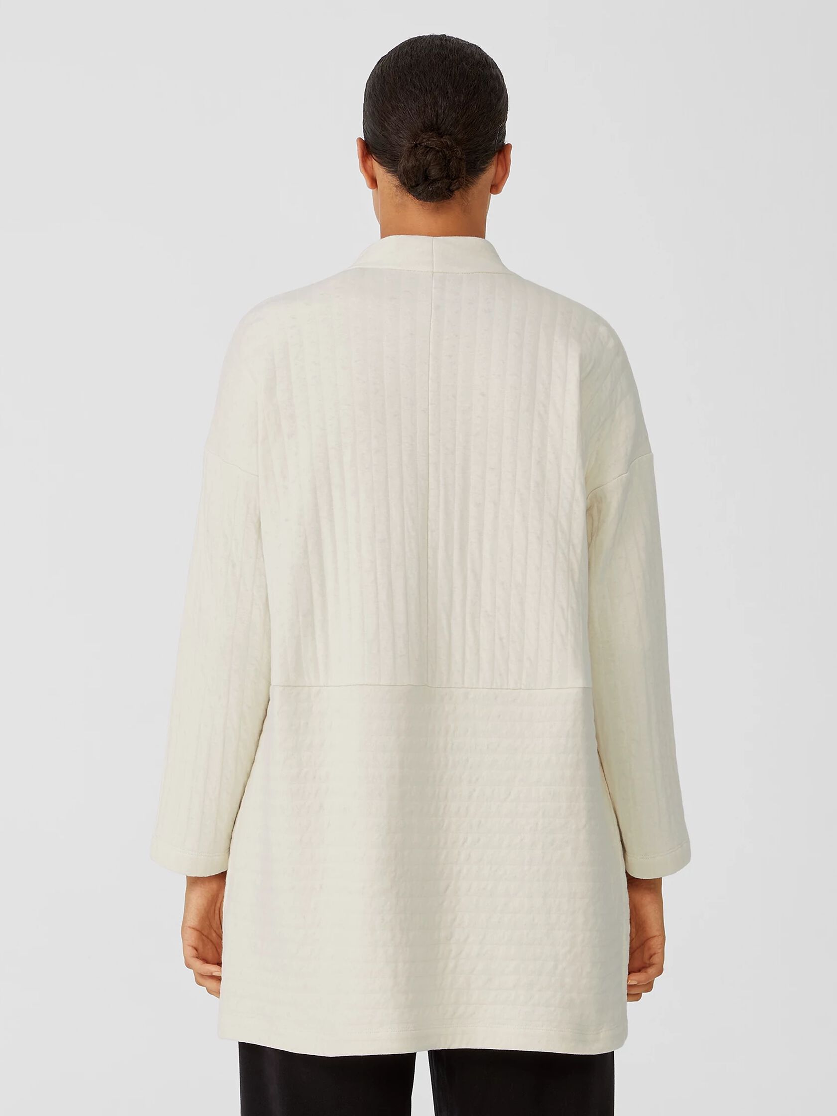 Organic Cotton Channels High Collar Jacket