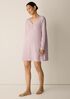Organic Cotton Rib V-Neck Sleep Dress