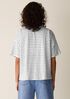Organic Linen Jersey Stripe Box-Top