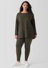 Cozy Brushed Terry Hug High-Waisted Leggings