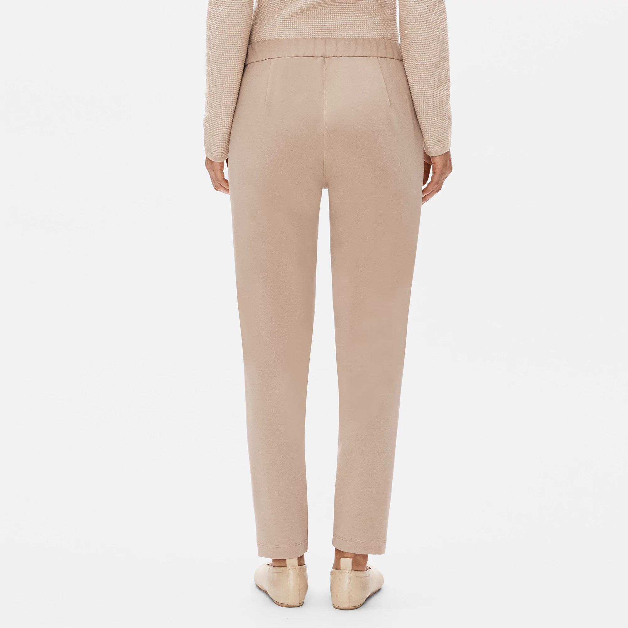 Flex Tencel Ponte Slouchy Pant | EILEEN 
