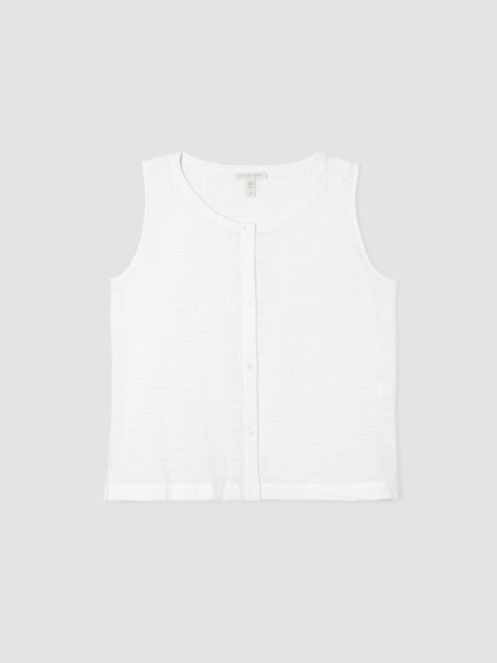 Organic Cotton Voile Box Vest
