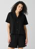 Organic Cotton Interlock Notch Collar Sleep Shirt