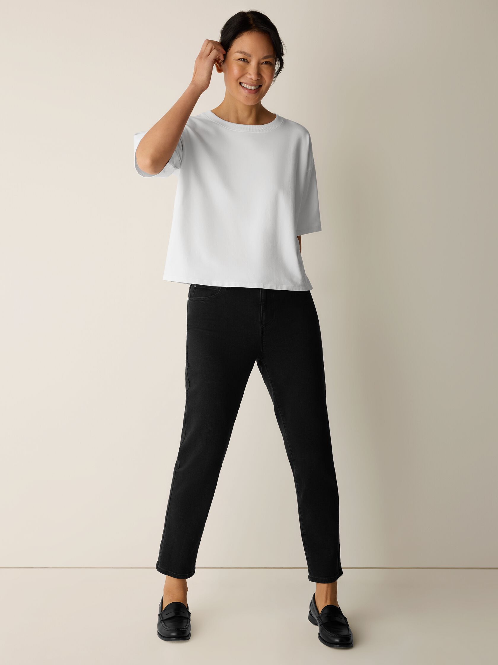 Cotton Stretch Denim Slim Jean