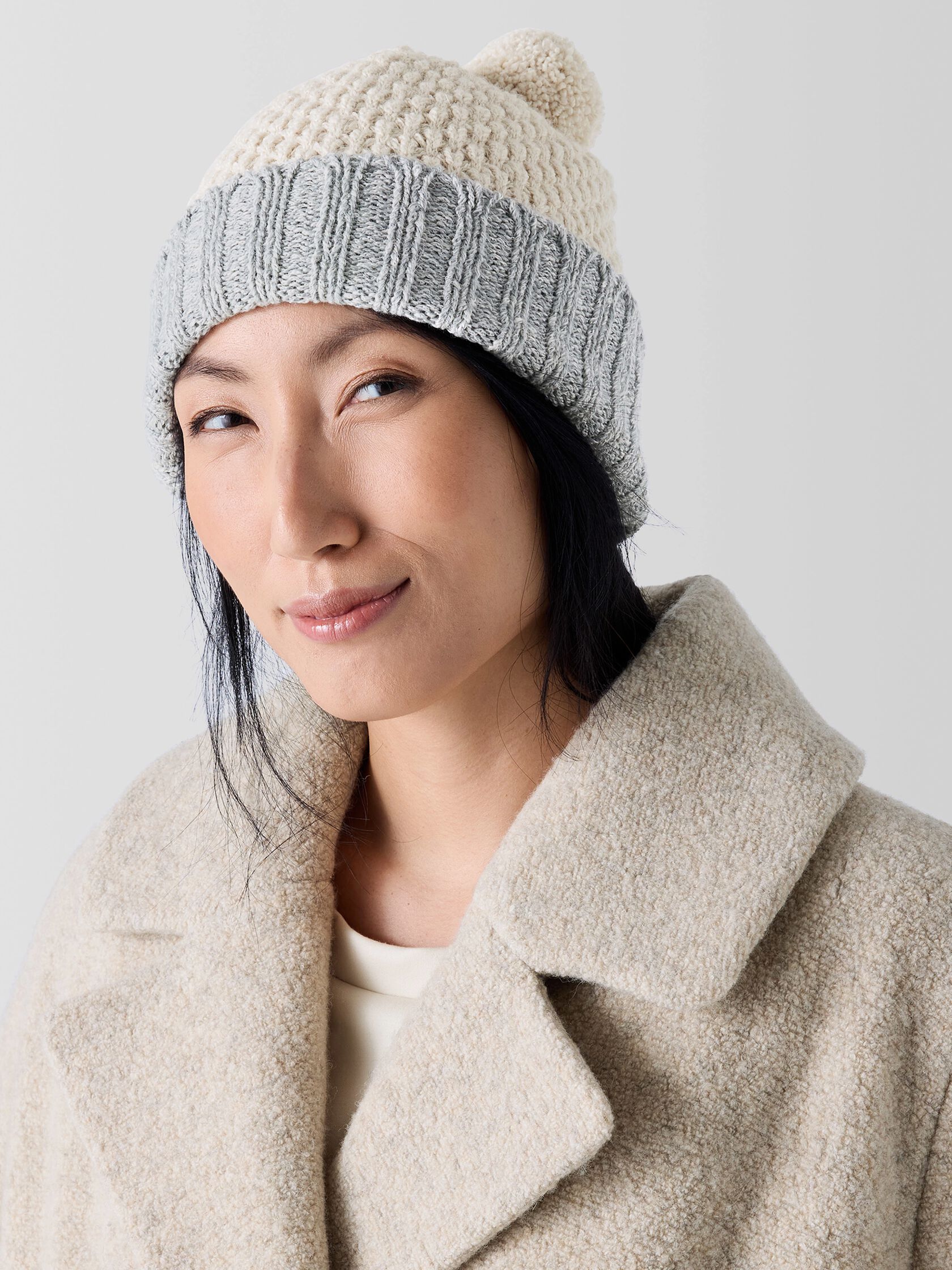 Peruvian Baby Alpaca and Cotton Hat