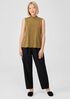 Fine Jersey Mock Neck Tank