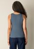 Organic Cotton Stretch Rib Scoop Neck Tank