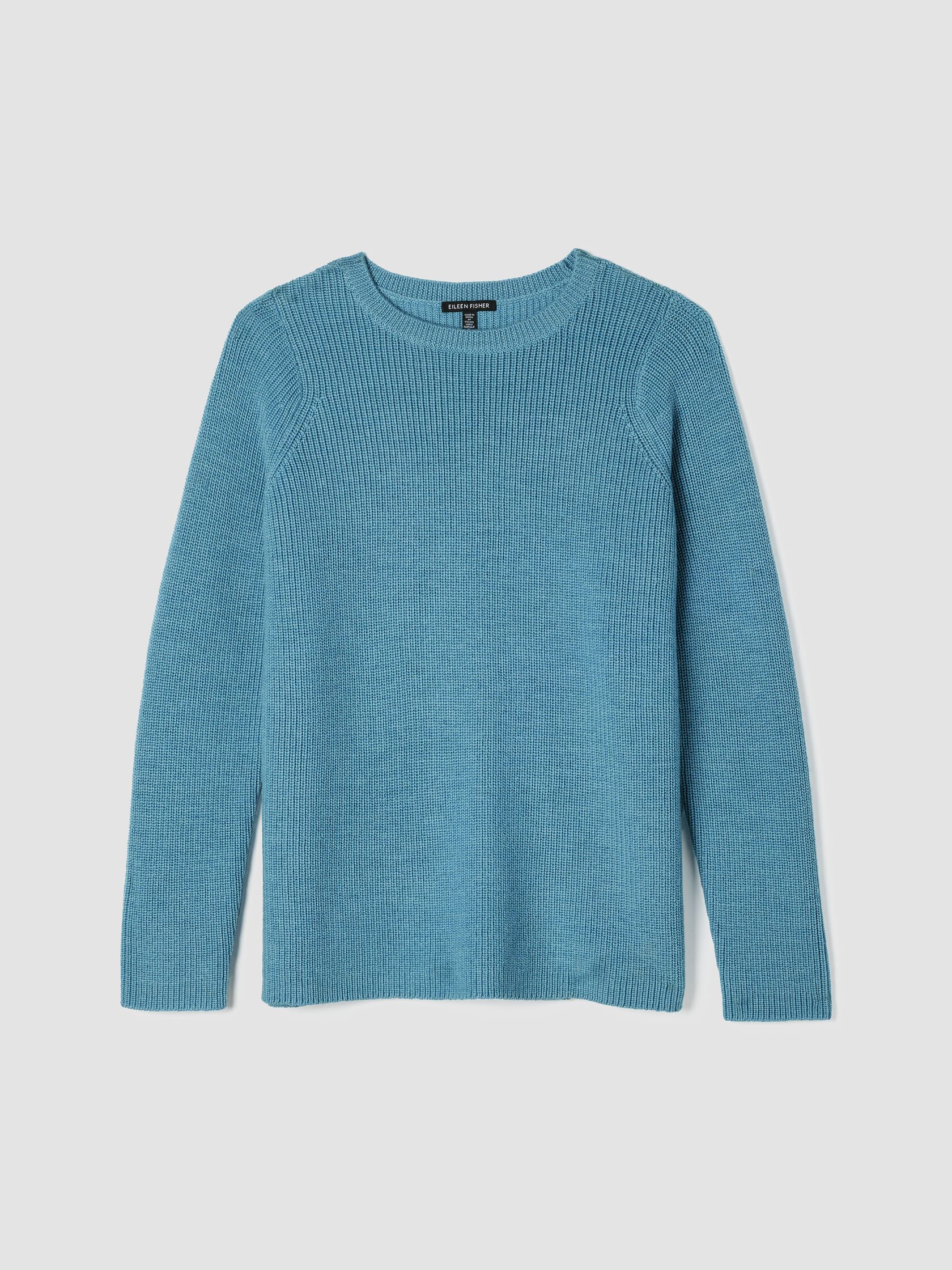 Merino Crew Neck Top in Regenerative Wool