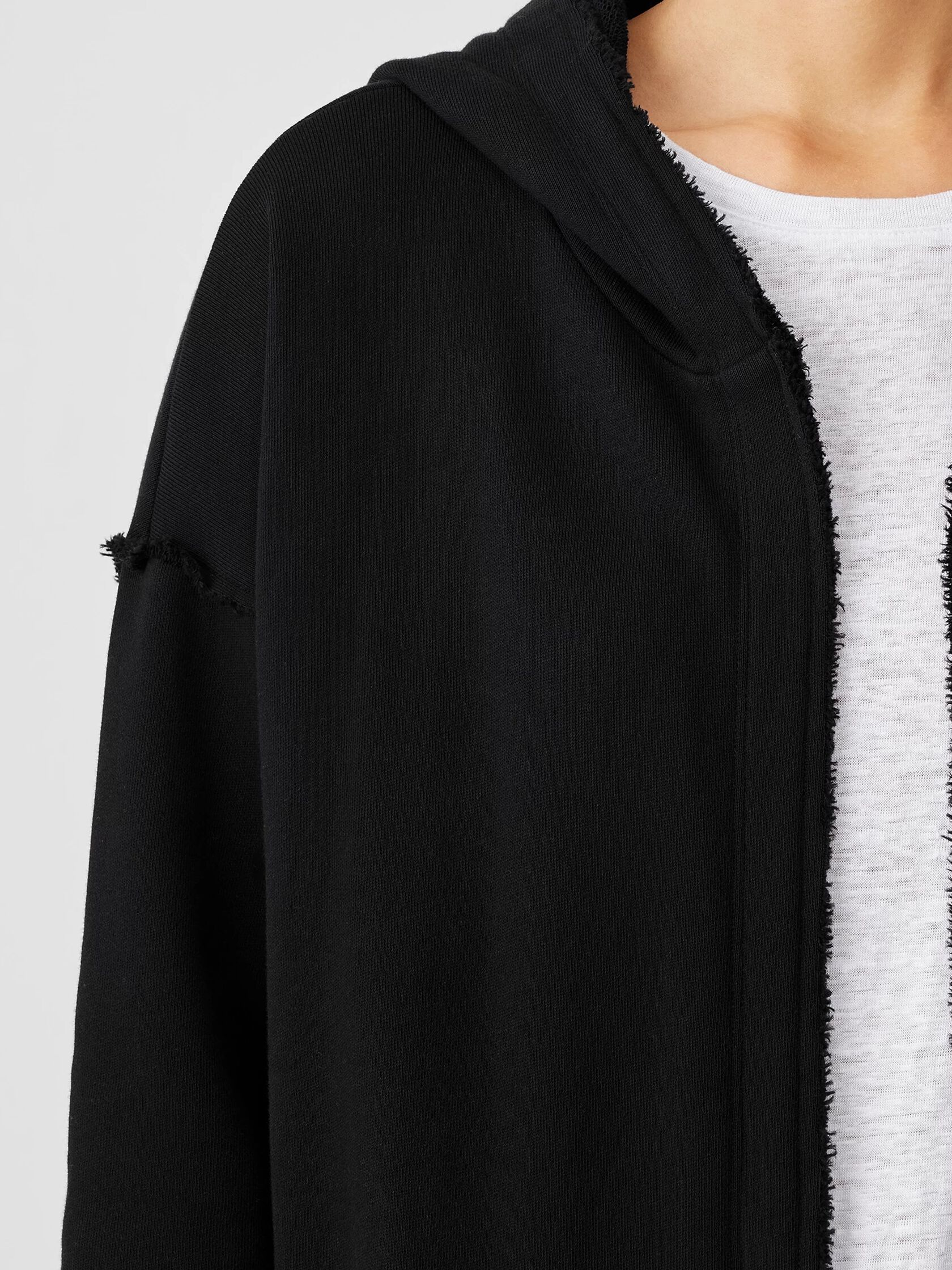Organic Cotton French Terry Long Jacket