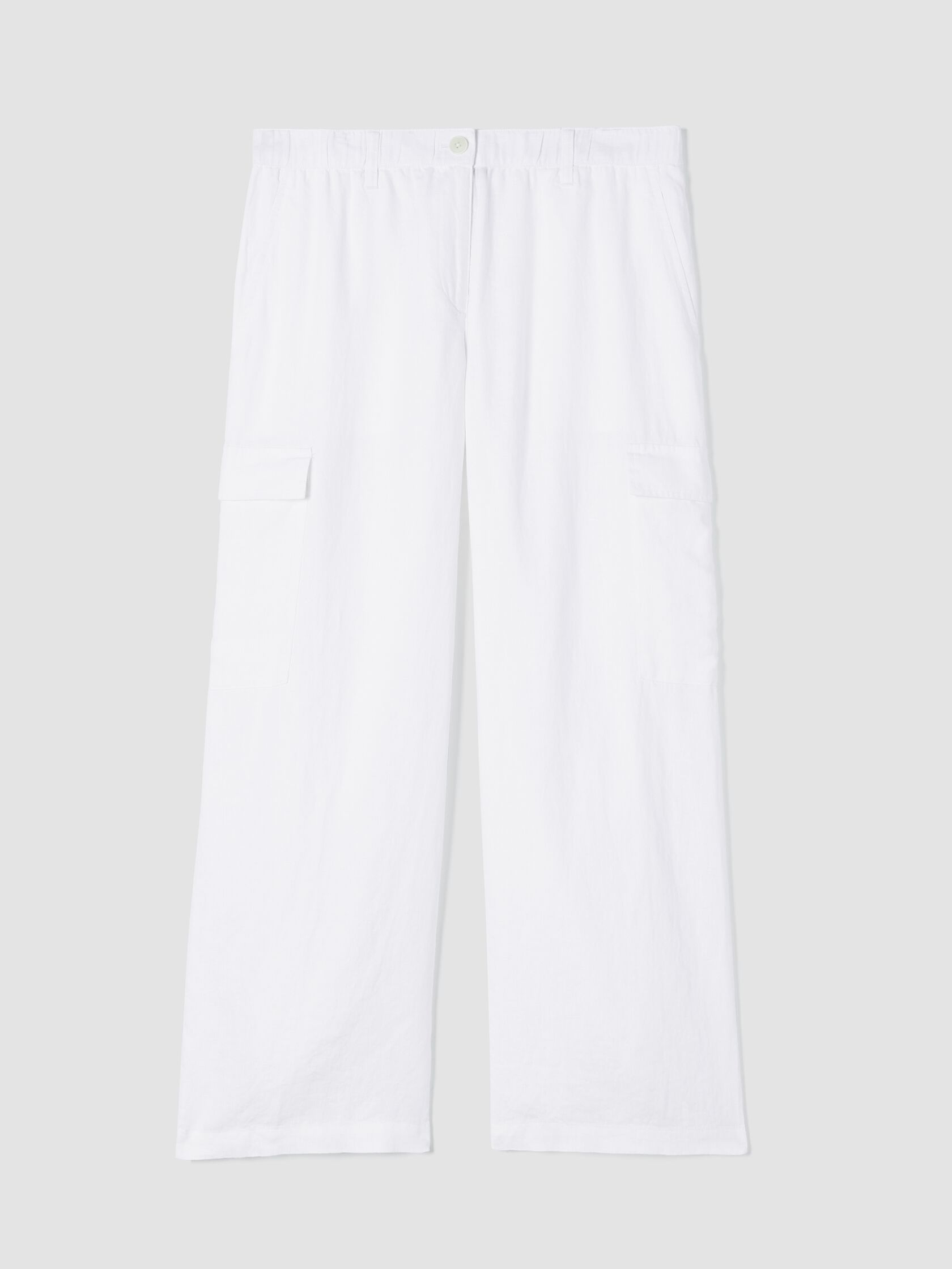 Organic Linen Cargo Pant