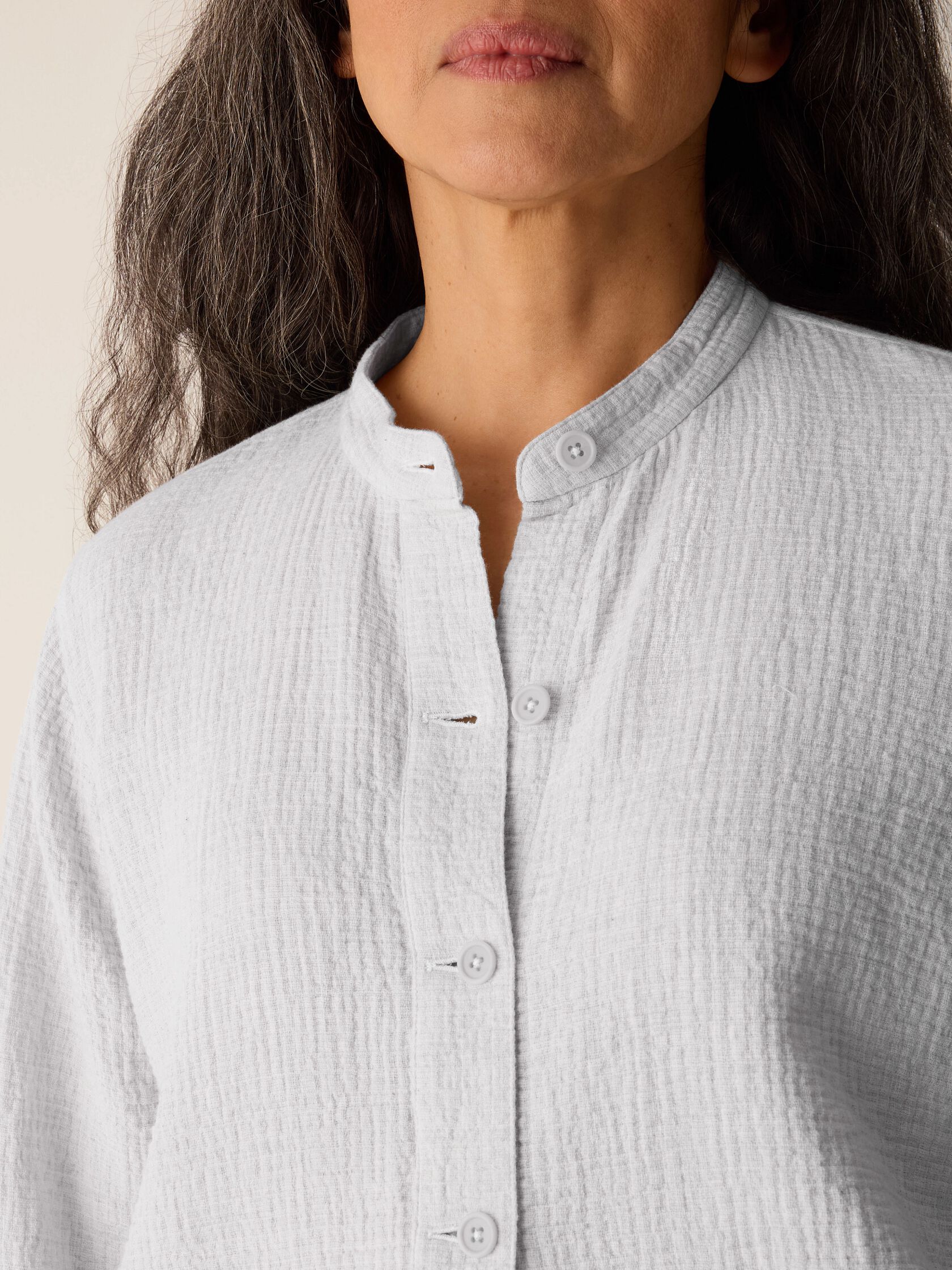 Organic Cotton Doubleweave Shirt Jacket