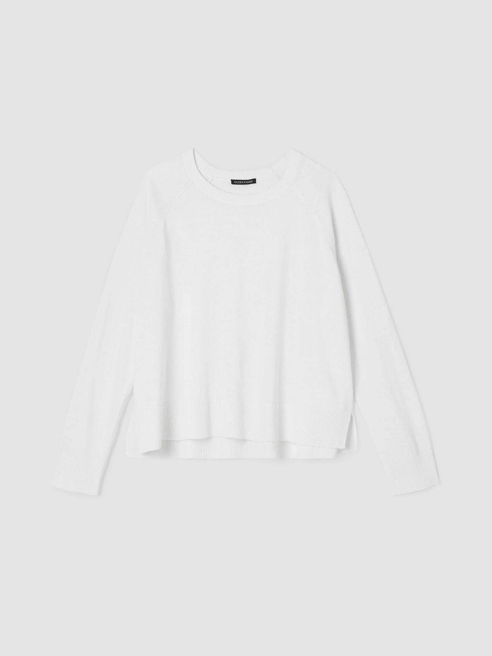 Organic Linen Cotton Raglan-Sleeve Top