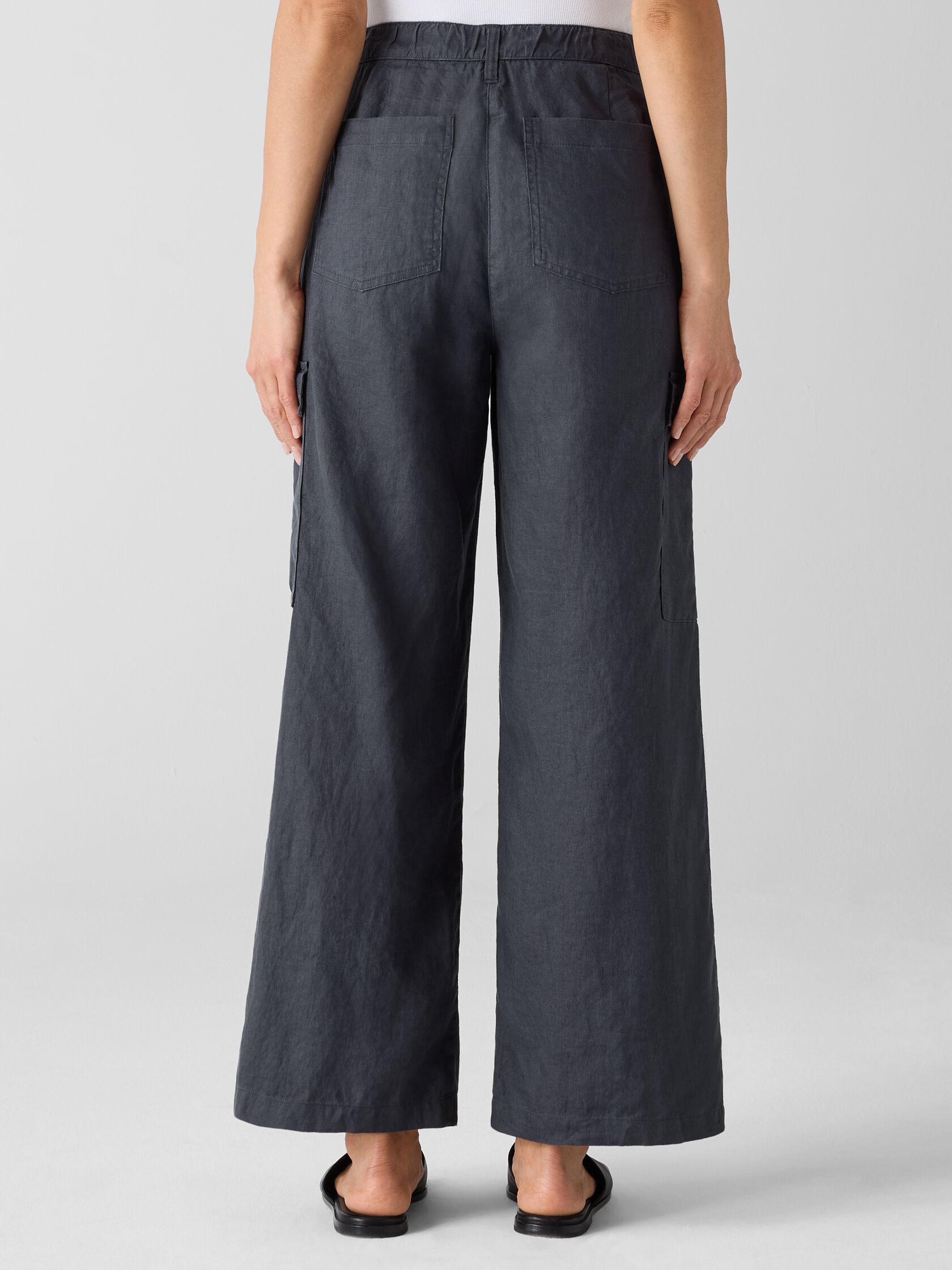 Organic Linen Cargo Pant