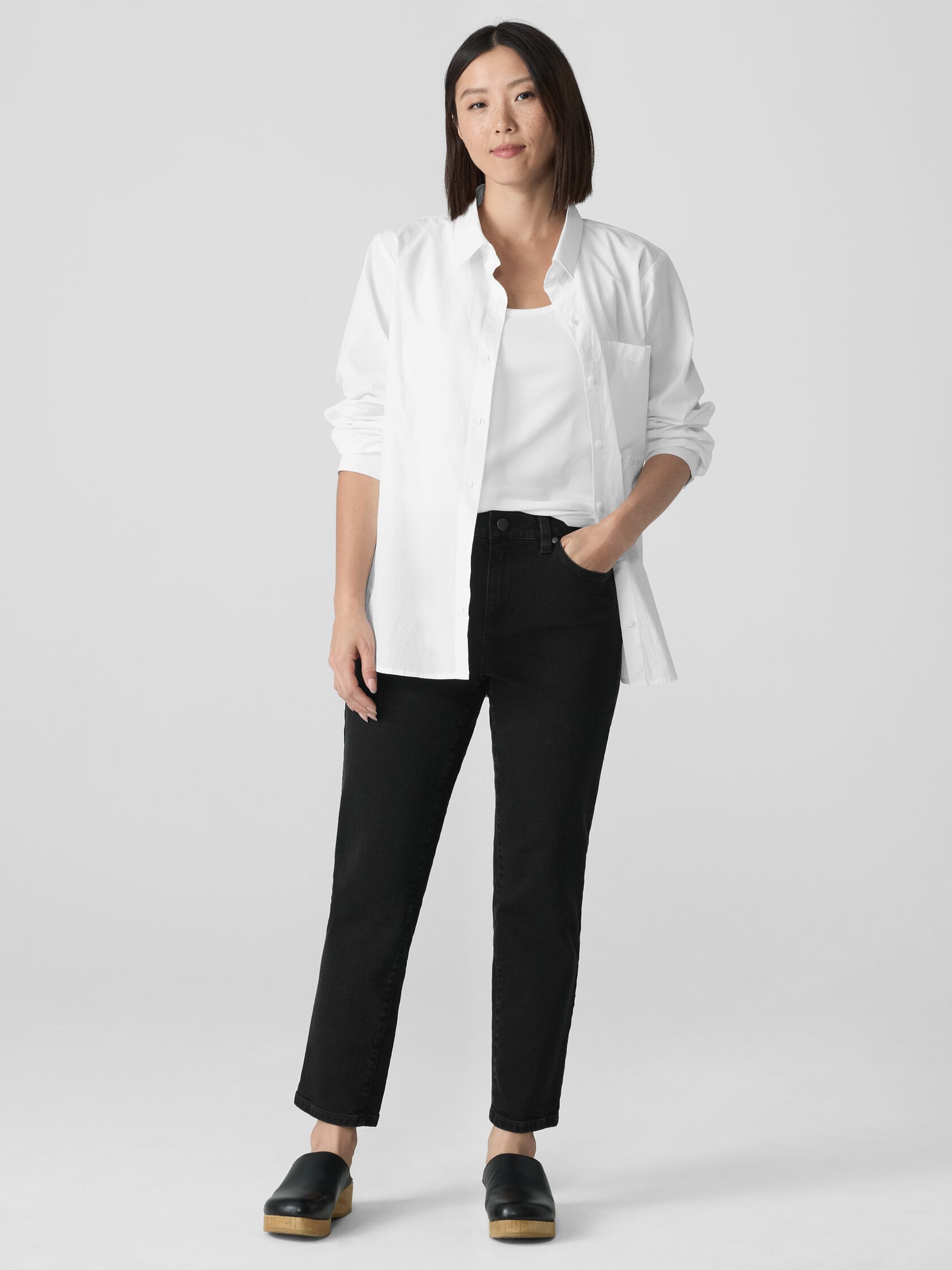 Cotton Stretch Denim Slim Jean