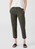 Organic Cotton Hemp Tapered Ankle Pant