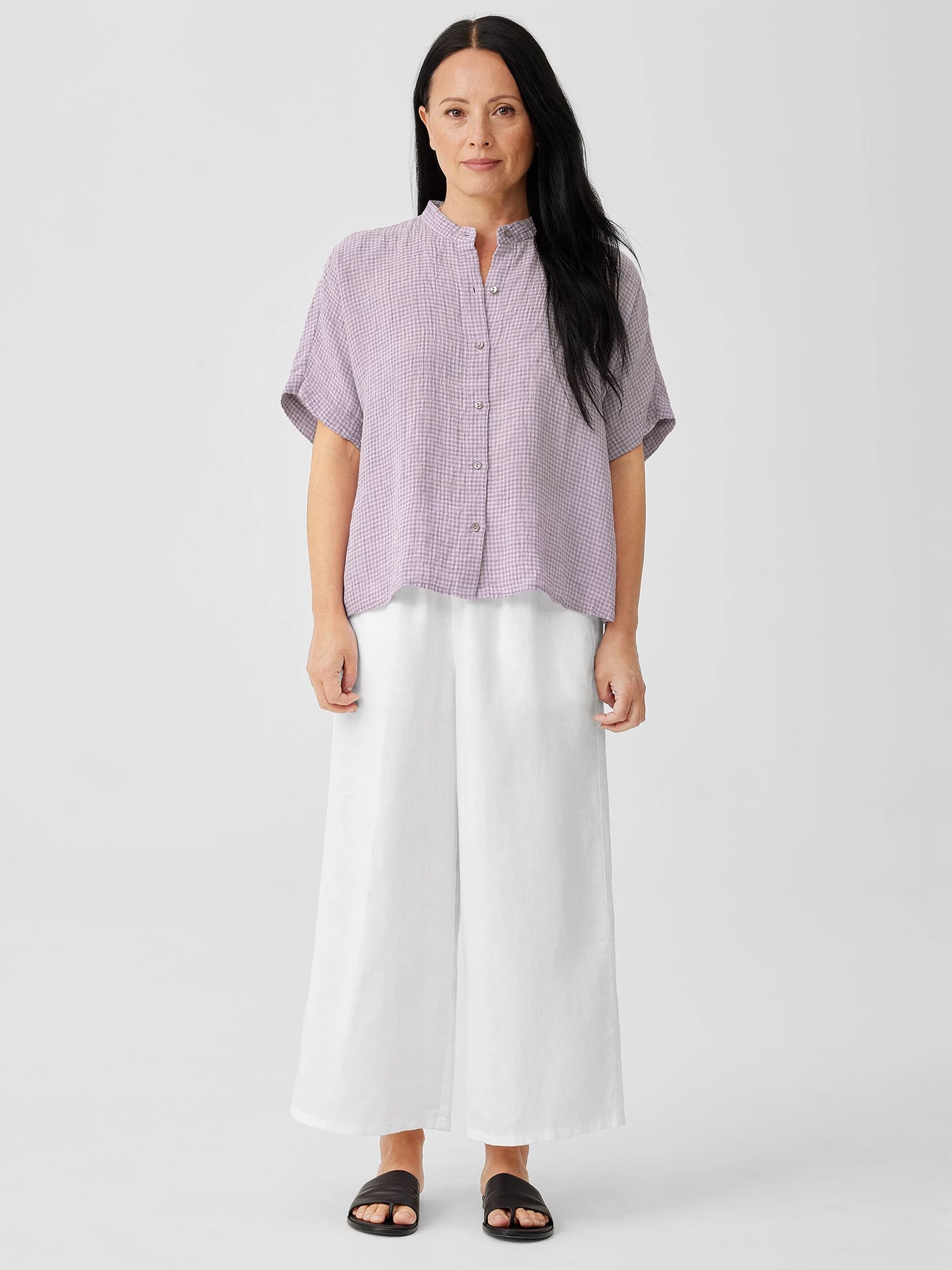 Organic Linen Wide-Leg Pant