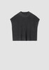 Organic Linen Cotton Mock Neck Top