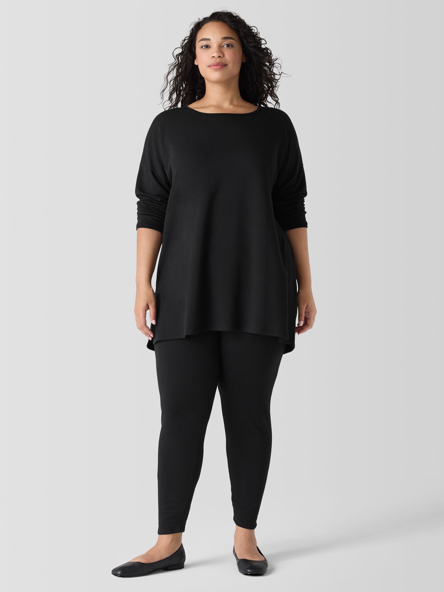 Cozy Brushed Terry Hug High-Waisted Leggings