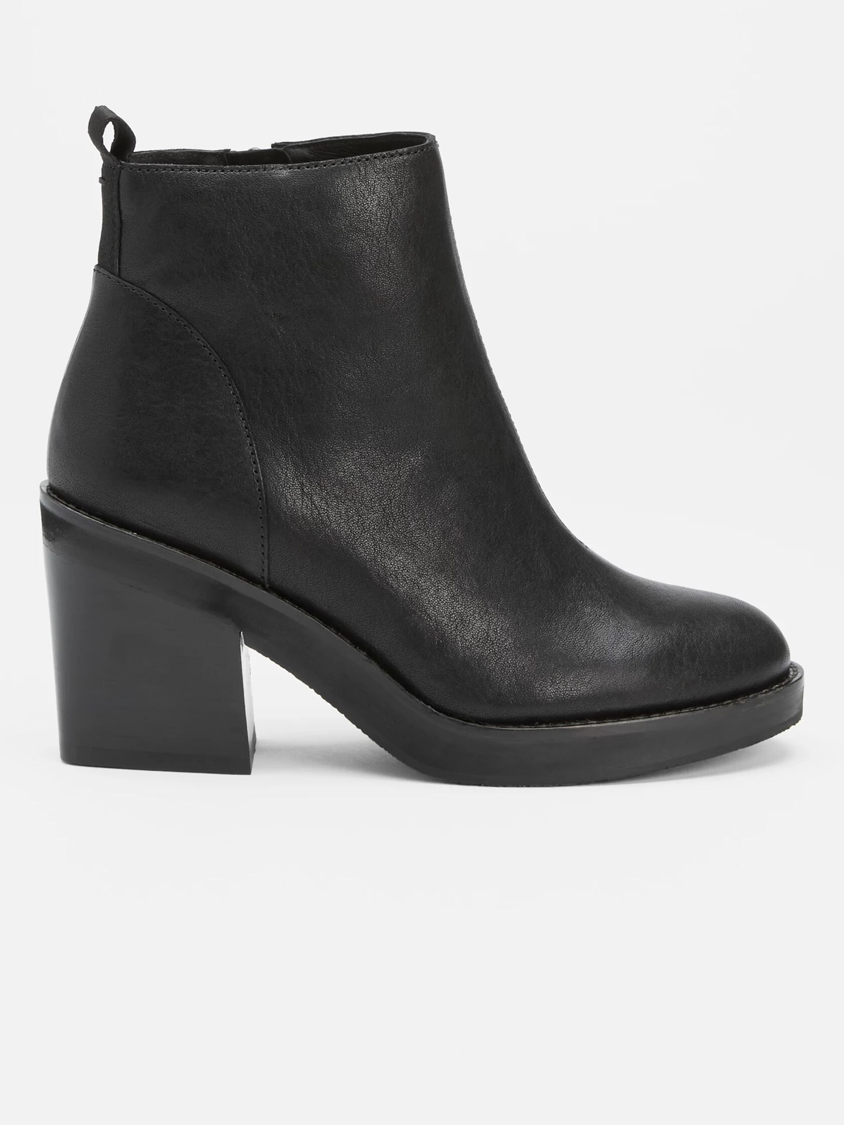 Ozma Leather Platform Bootie