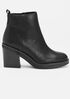 Ozma Leather Platform Bootie