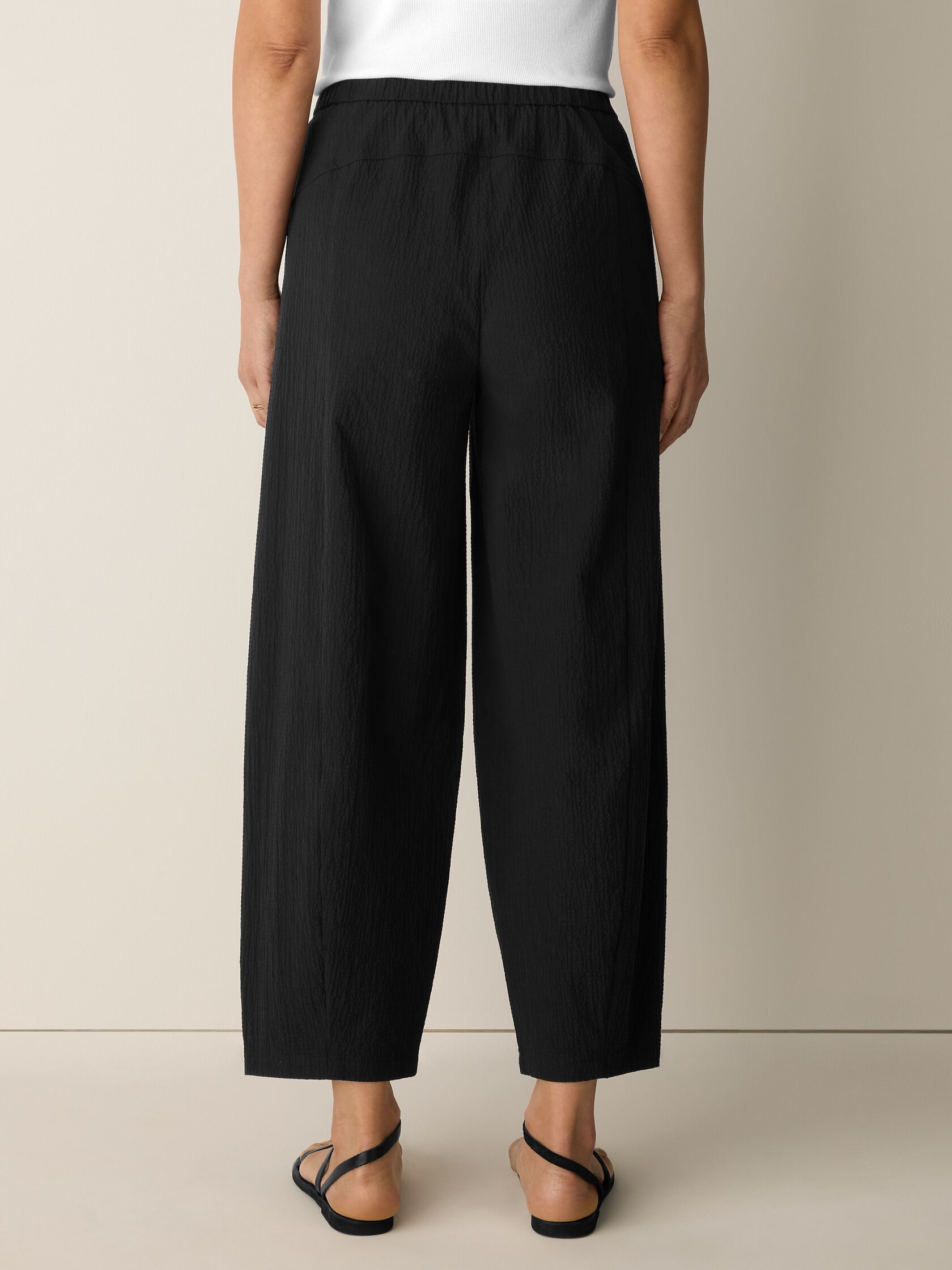Organic Cotton Pucker Lantern Pant