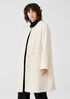 Alpaca Boucle Round Neck Coat