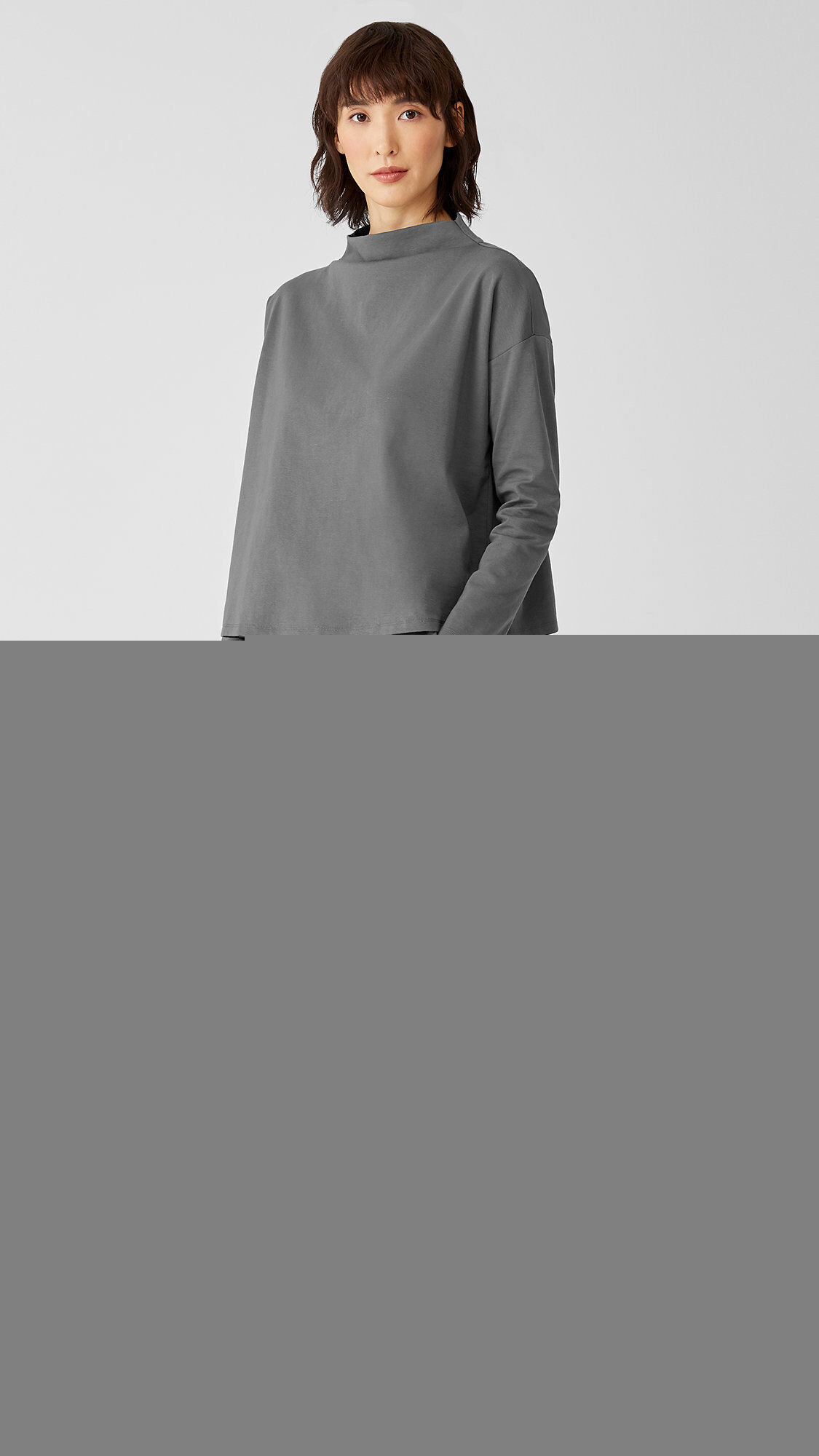 Organic Cotton Ponte Slouchy Pant