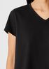 Organic Pima Cotton Jersey V-Neck Tee