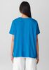 Organic Cotton Slubby Jersey V-Neck Tee