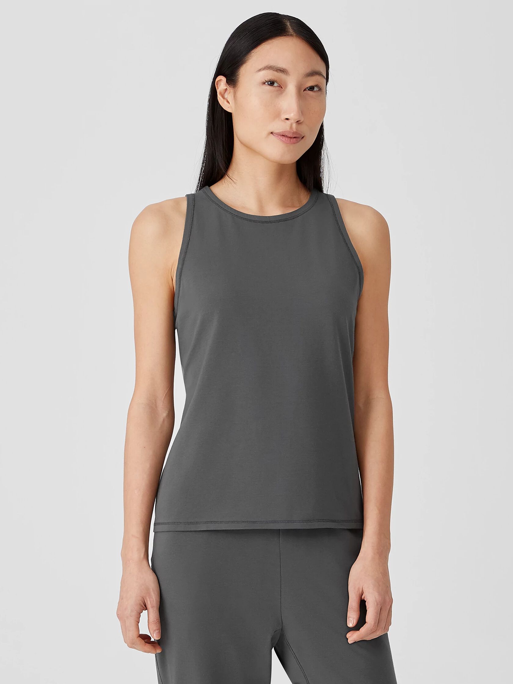 Traceable Organic Cotton Jersey Round Neck Tank