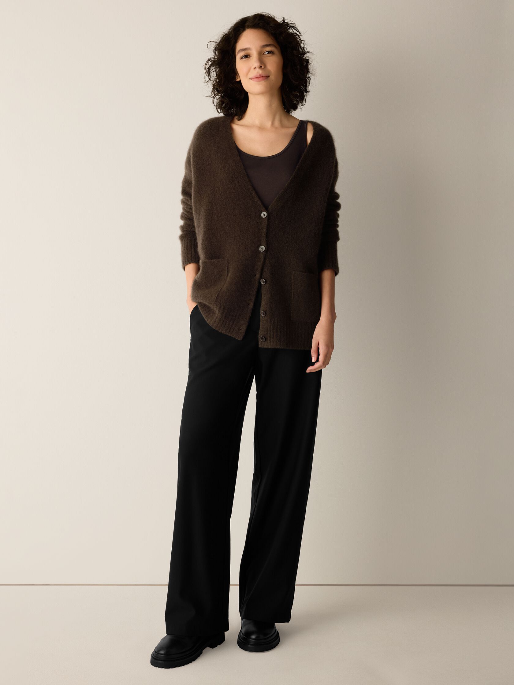 Cashmere Silk Bliss Slouchy Long Cardigan