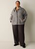 Marled Wool Tweed Classic Collar Jacket