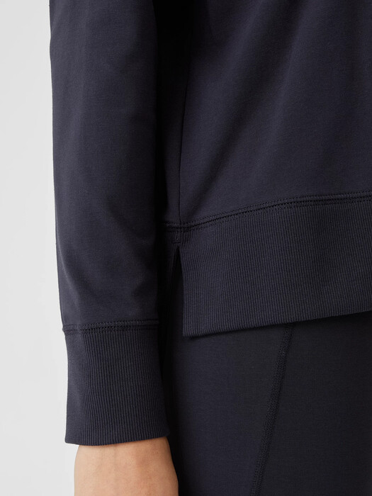 Pima Cotton Stretch Jersey Box-Top