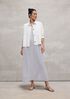 Slubby Organic Cotton Linen Classic Collar Jacket