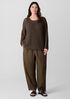 Peruvian Organic Cotton Cord Crew Neck Top