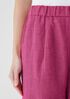 Washed Organic Linen Délavé Lantern Pant
