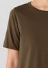 Organic Pima Cotton Jersey Round Neck Tee
