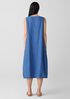 Washed Organic Linen Délavé Lantern Dress