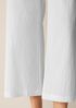 Organic Cotton Pucker Wide-Leg Pant