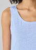 Organic Linen Jersey Scoop Neck Tank