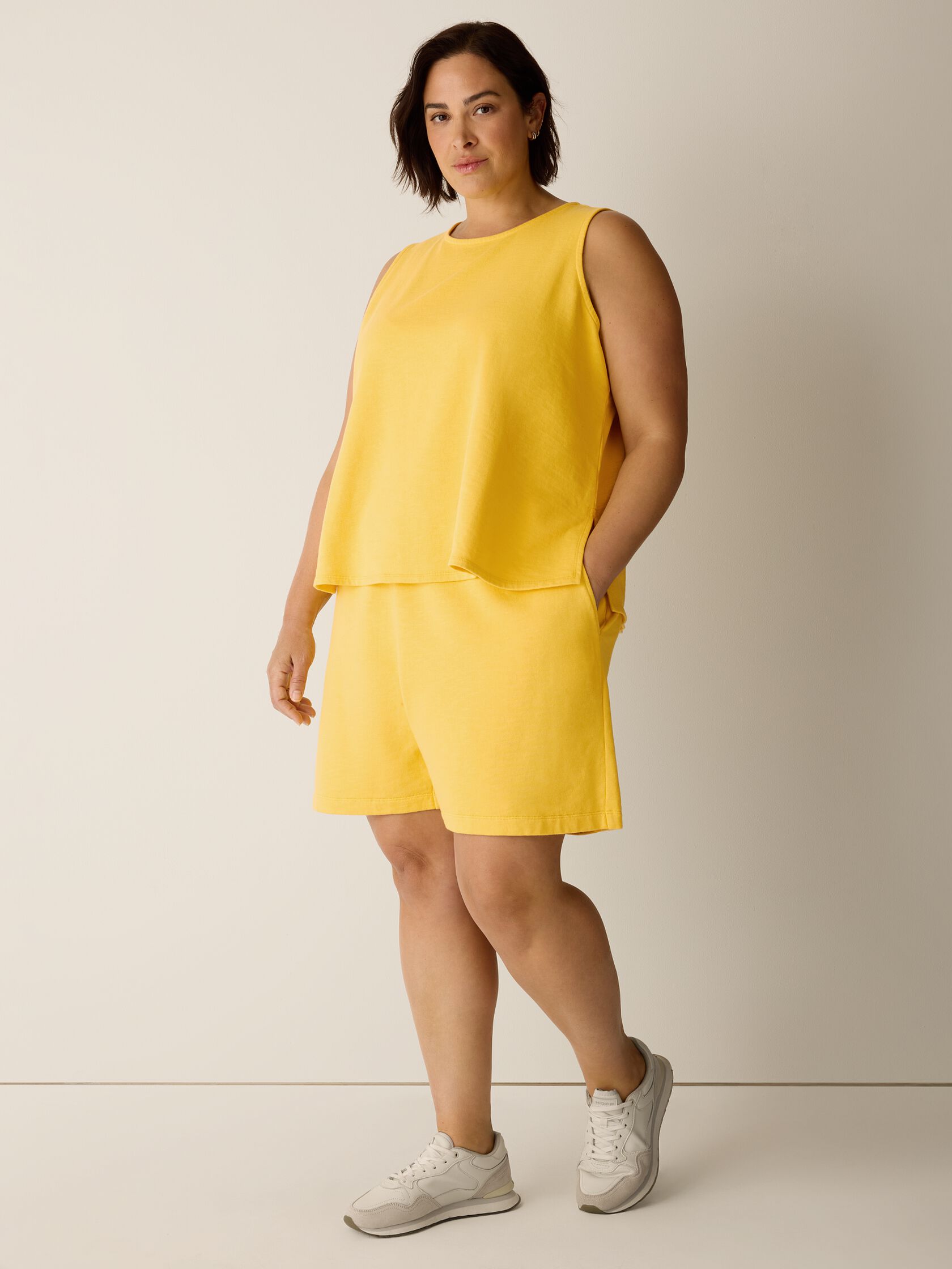 Garment-Dyed Organic Cotton Terry Walking Shorts