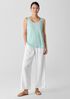 Organic Linen Jersey Scoop Neck Tank