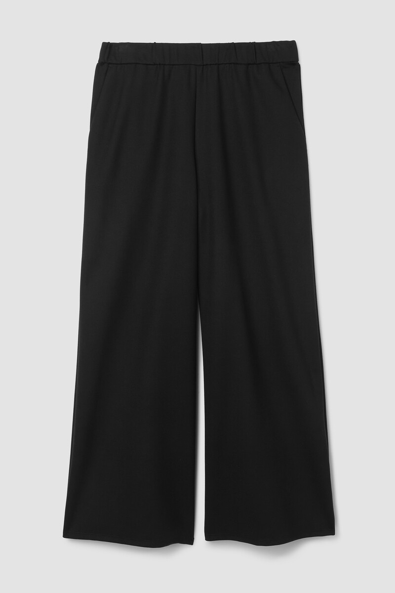 Lightweight Ponte Pleated Wide-Leg Pant Lightweight Ponte Pleated Wide-Leg Pant