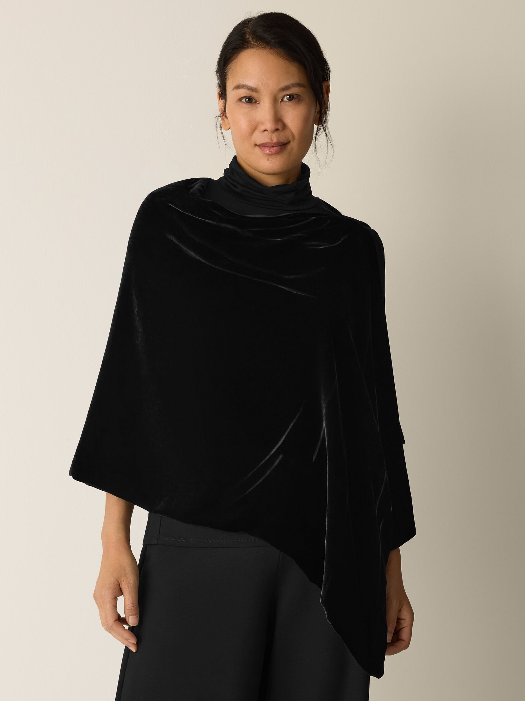 Velvet Poncho