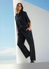 Cotton Indigo Knit Denim Jumpsuit